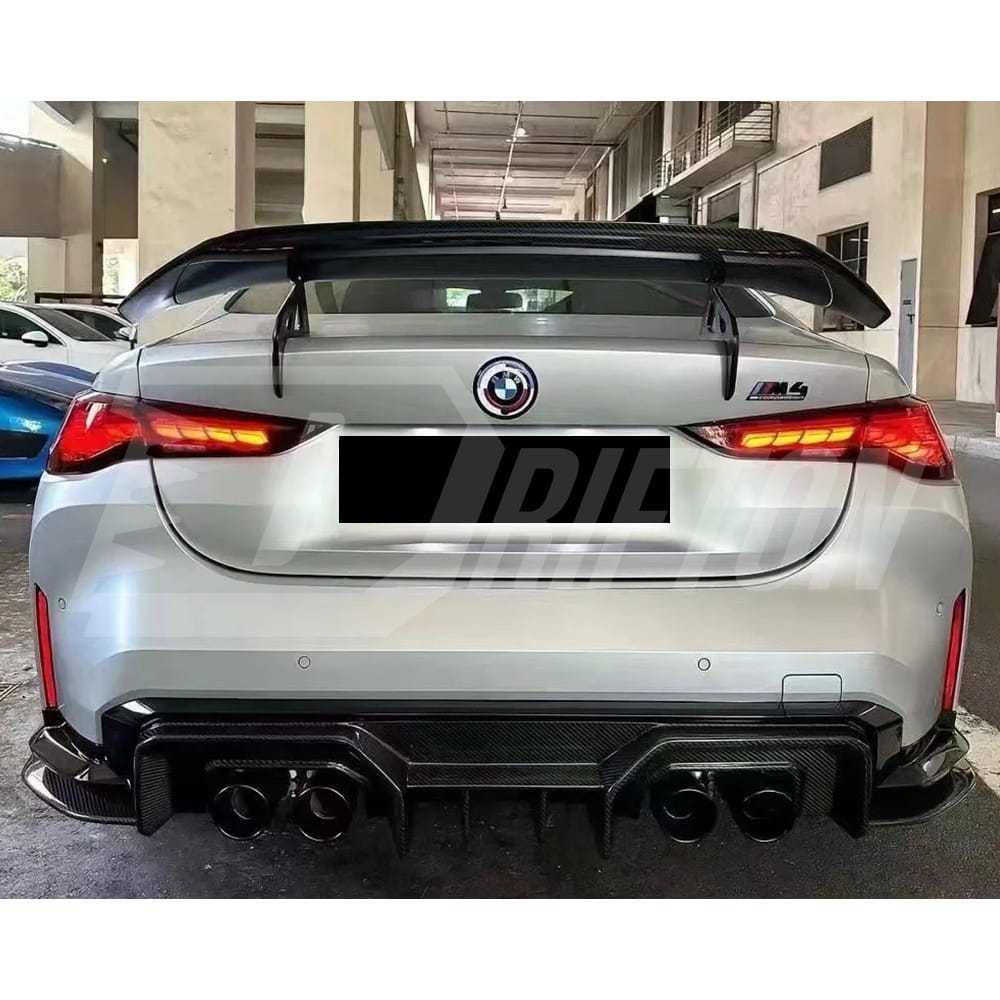 ADRO Style Carbon Fiber Rear Spoiler GT Wing For BMW G82 M4 2020-2024