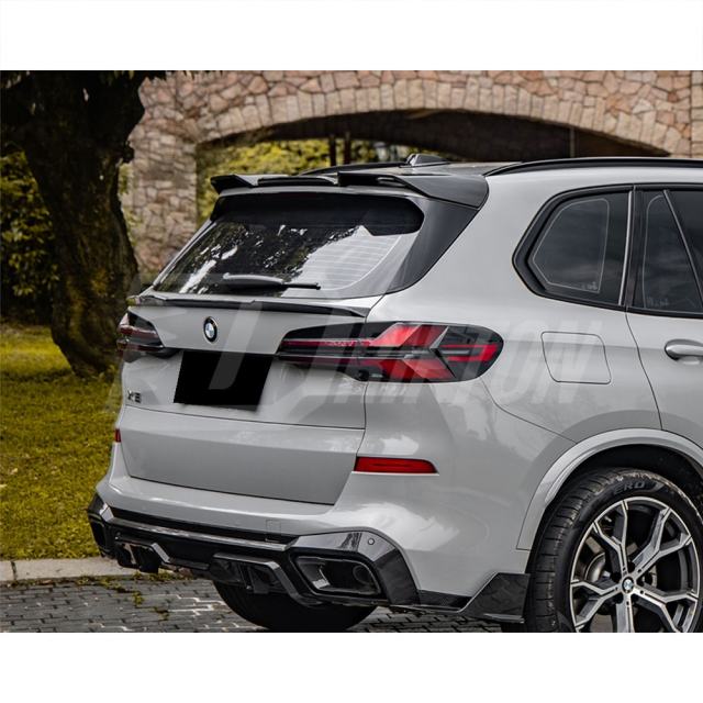 SQ Style Dry Carbon Fiber Rear Spoiler Ttrunk Wing For BMW X5 G05 2019-On