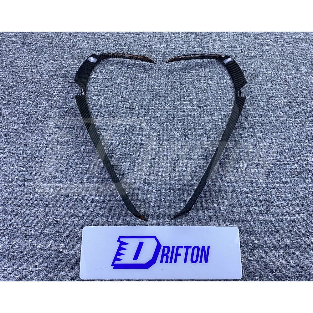 Dry Carbon Fiber Side Rear Vent Cover Air Intake Trim For Mclaren GT