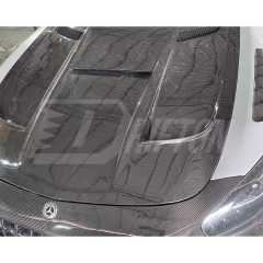 Black Series Style Dry Carbon Fiber Hood For Mercedes-Benz AMG GT GTS GTC GTR 2015-2019