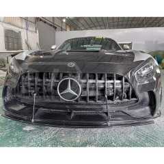 Black Series Style Dry Carbon Fiber Hood For Mercedes-Benz AMG GT GTS GTC GTR 2015-2019