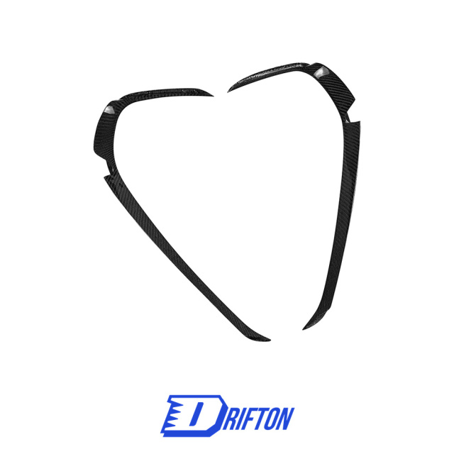 Dry Carbon Fiber Side Rear Vent Cover Air Intake Trim For Mclaren GT