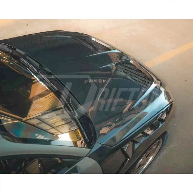 GTD Style Carbon Fiber Hood For Ford Mustang 2024On