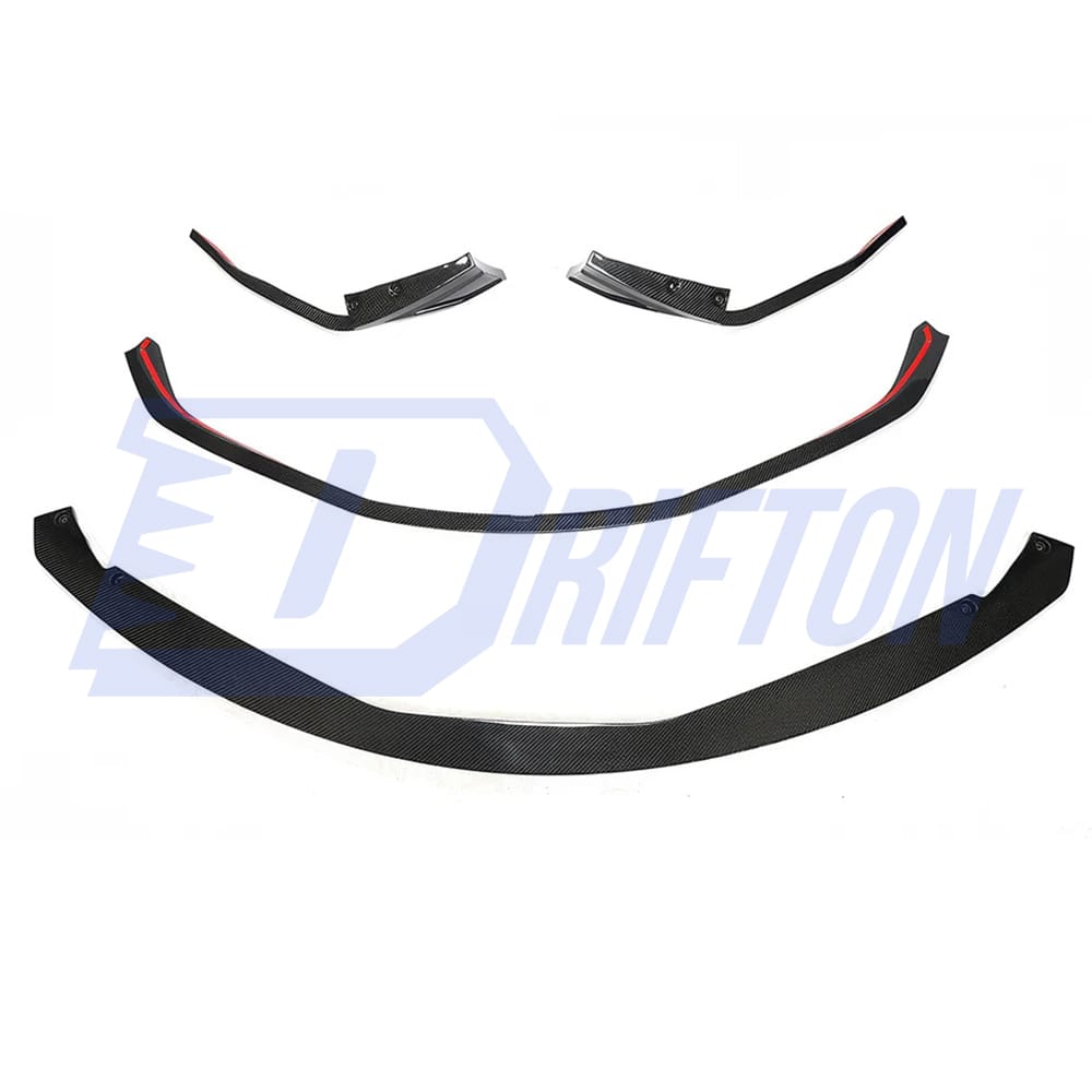 MZ Speed Style Dry Carbon Fiber Front Lip For Toyota GR Supra A90 A91 MK5 2019-2024