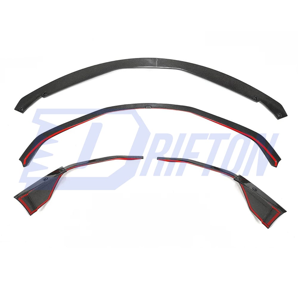 MZ Speed Style Dry Carbon Fiber Front Lip For Toyota GR Supra A90 A91 MK5 2019-2024