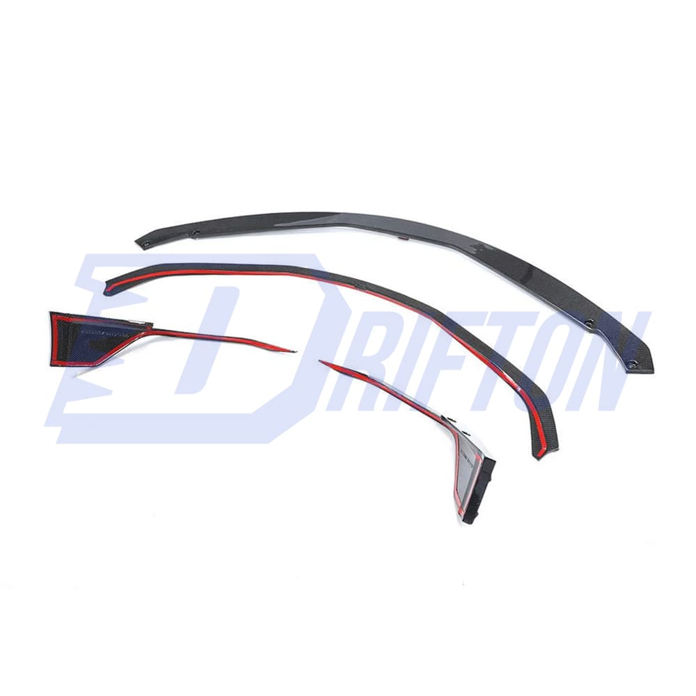 MZ Speed Style Dry Carbon Fiber Front Lip For Toyota GR Supra A90 A91 MK5 2019-2024