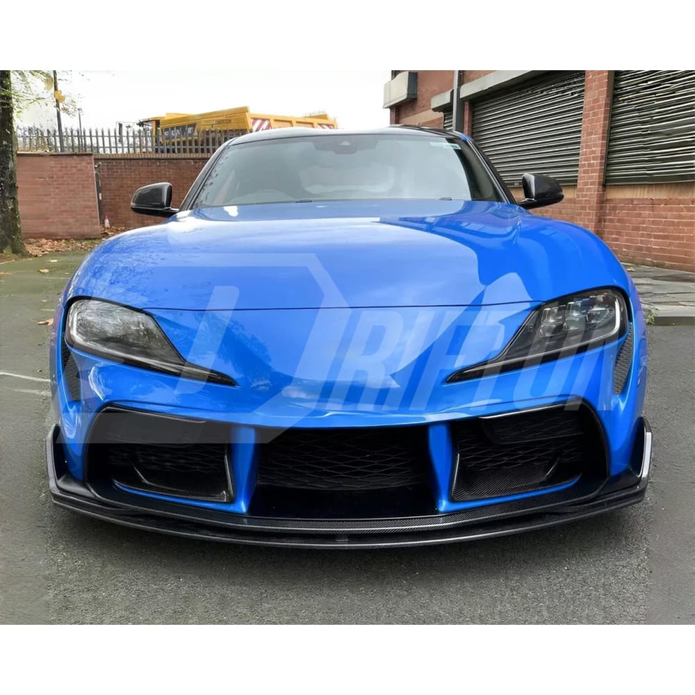 MZ Speed Style Dry Carbon Fiber Front Lip For Toyota GR Supra A90 A91 MK5 2019-2024
