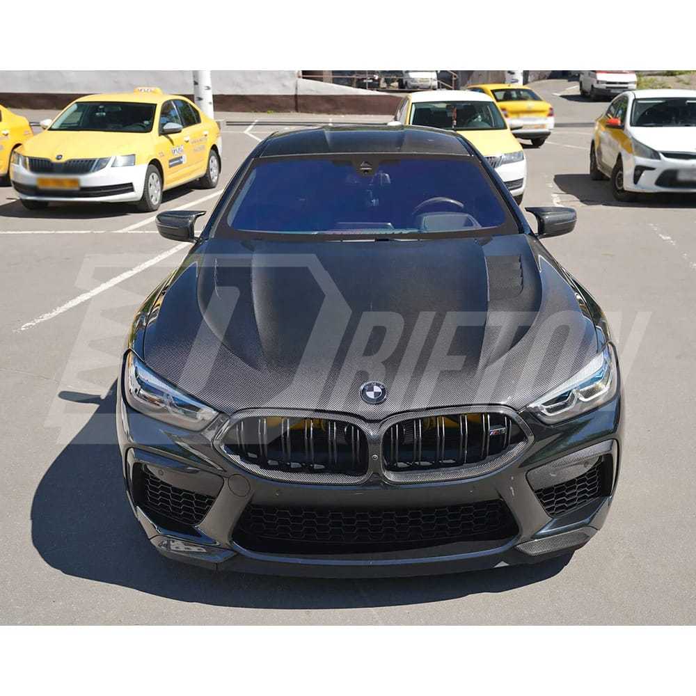 Vented Style Carbon Fiber Hood For BMW M8 F91 F92 F93 2020-2024