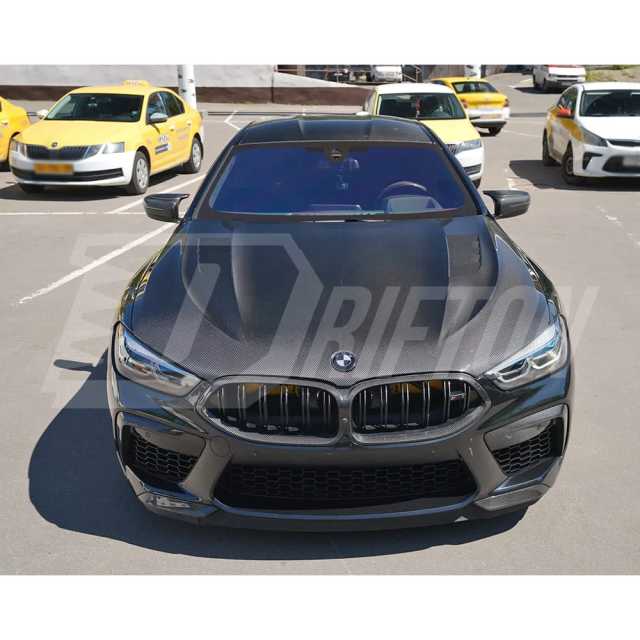 Vented Style Carbon Fiber Hood For BMW M8 F91 F92 F93 2020-2024