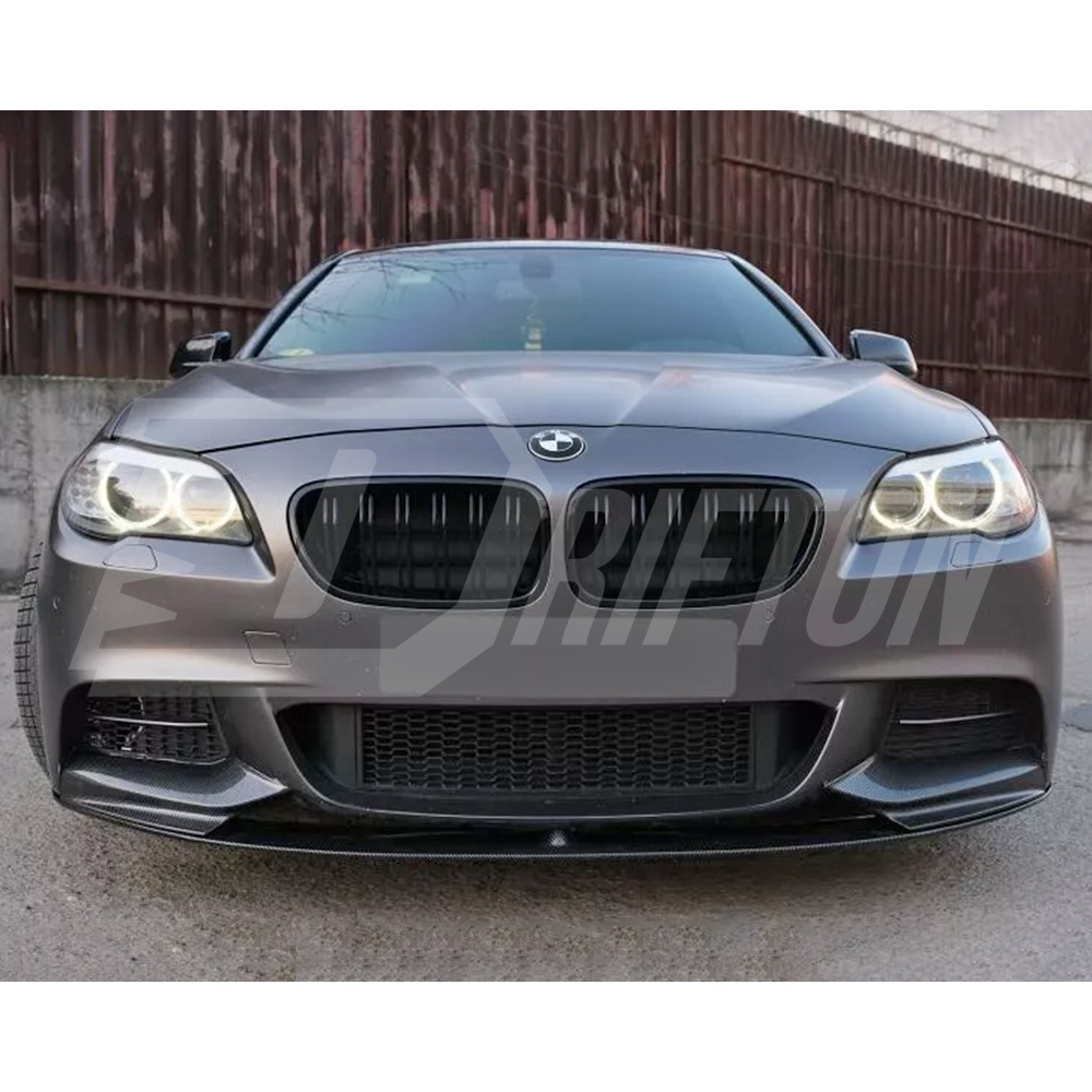 MP Style Carbon Fiber Front Lip For BMW 5 Series F10 F18 2010-2016