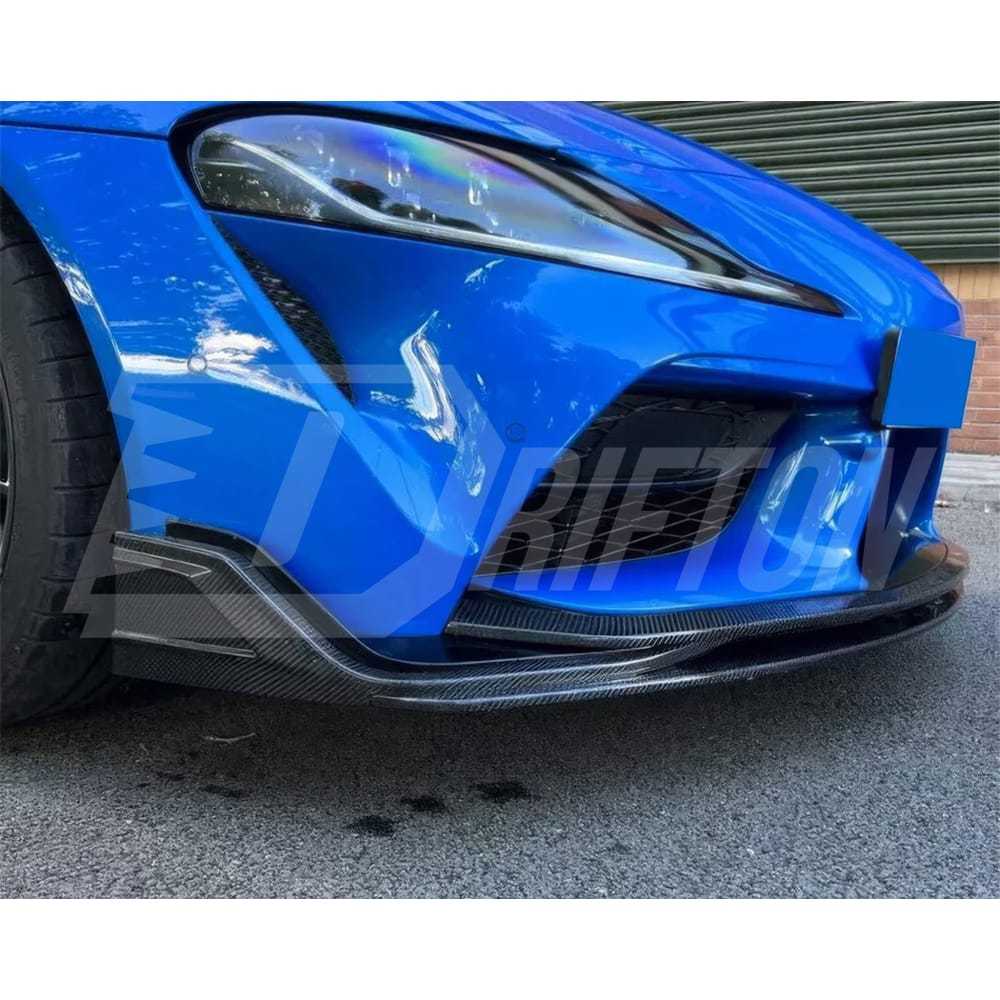 MZ Speed Style Dry Carbon Fiber Front Lip For Toyota GR Supra A90 A91 MK5 2019-2024