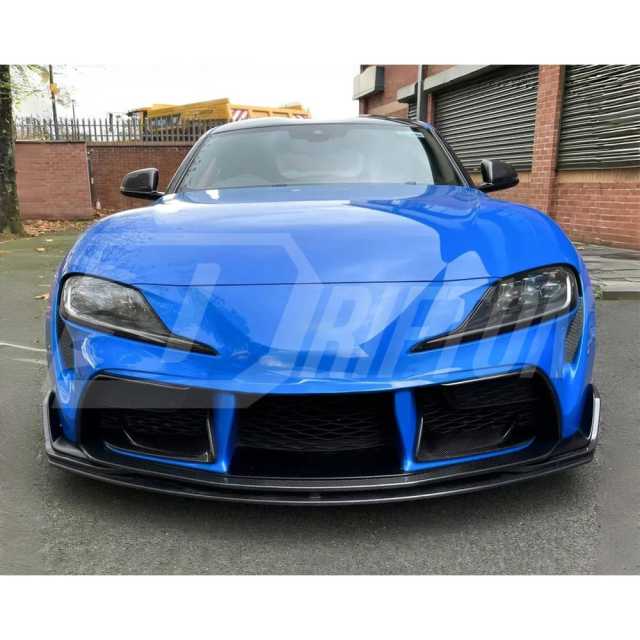 MZ Speed Style Dry Carbon Fiber Front Lip For Toyota GR Supra A90 A91 MK5 2019-2024