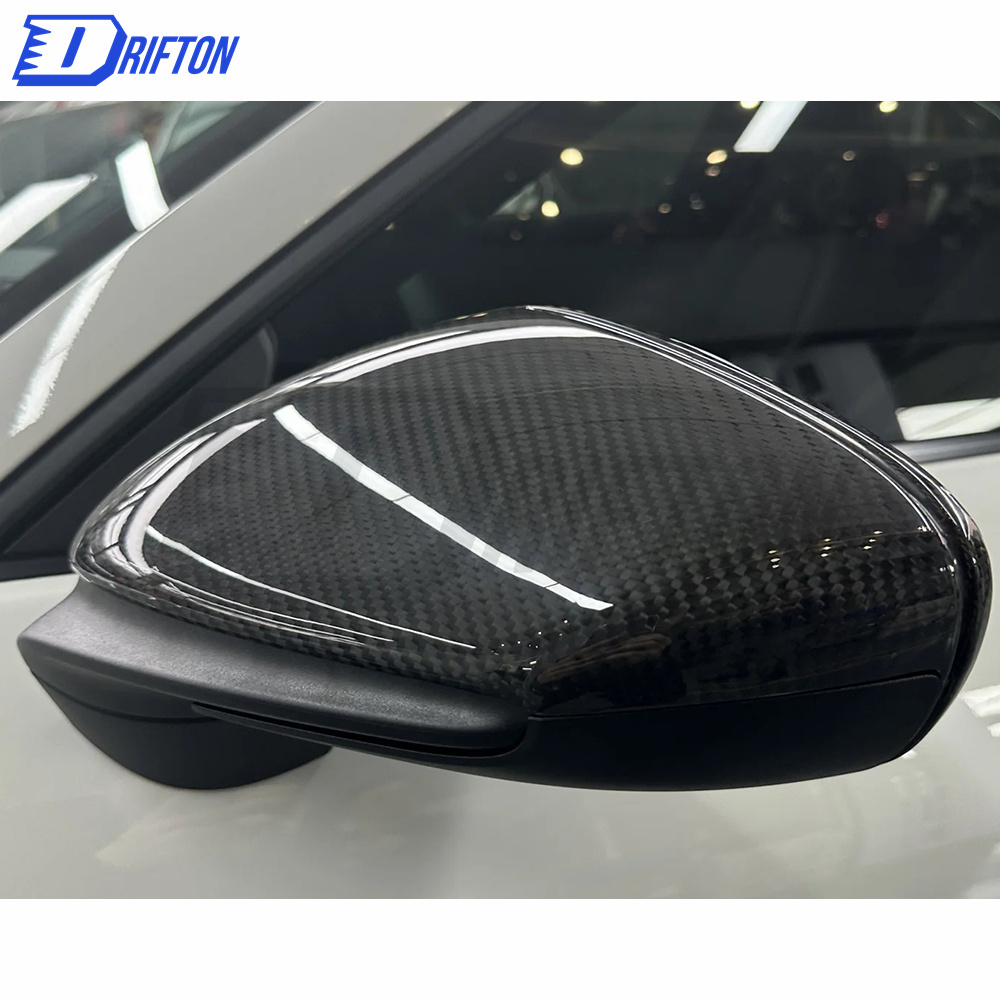 OEM Style Dry Carbon Fiber Mirror Cover For Porsche 911 992 Carrera S 2019-2023