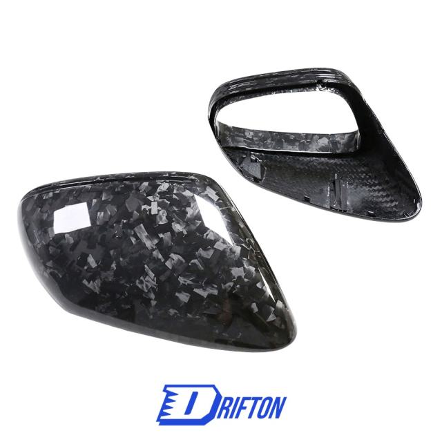 OEM Style Forged Dry Carbon Fiber Mirror Cover For Porsche 911 992 Carrera S RHD 2019-2023