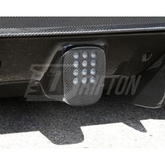 Without Camera Hole Style Dry Carbon Fiber Fog Lamp Cover (Replacement) For Ferrari 488 GTB Spider 2015-2019