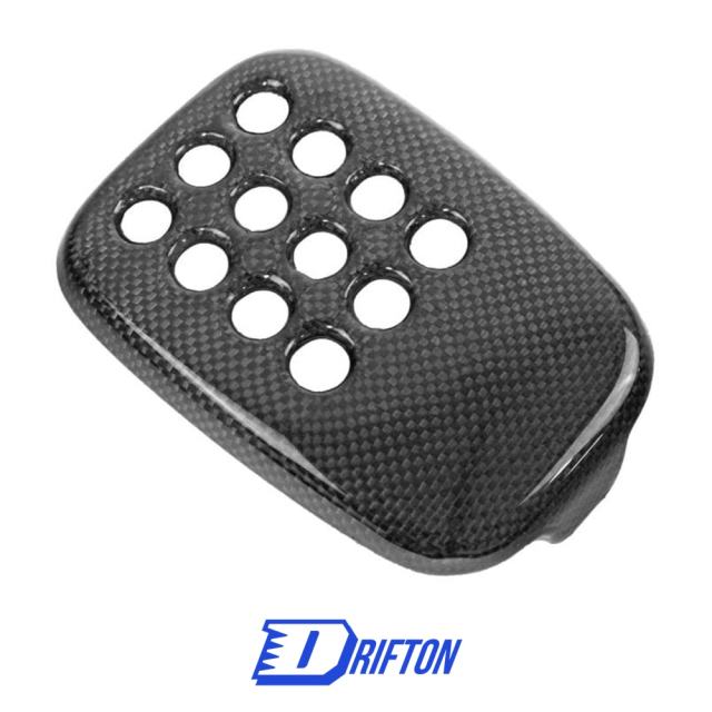 Without Camera Hole Style Dry Carbon Fiber Fog Lamp Cover (Replacement) For Ferrari 488 GTB Spider 2015-2019