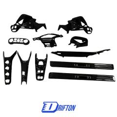 Dry Carbon Fiber Interior Kits For Ferrarir 488 GTB Spider 2015-2019