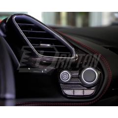 Dry Carbon Fiber Interior Kits For Ferrarir 488 GTB Spider 2015-2019