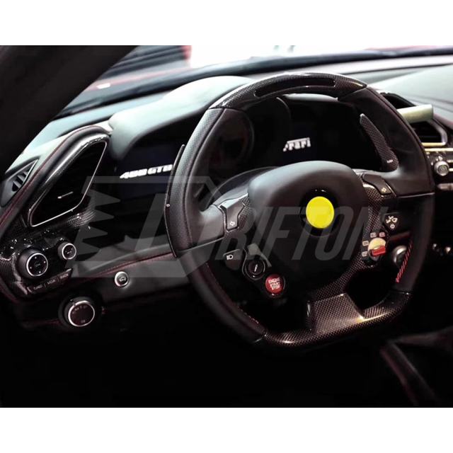 Dry Carbon Fiber Interior Kits For Ferrarir 488 GTB Spider 2015-2019