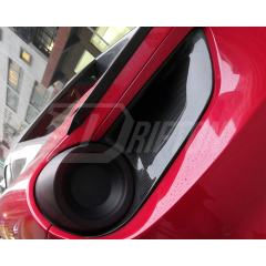 Dry Carbon Fiber Rear Lamp Covers (Add on) For Ferrari 488 GTB Spider 2015-2019