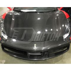 OEM Style Dry Carbon Fiber Hood For Ferrarir 488 GTB Spider 2015-2019