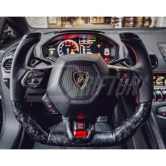 F1 Shape Custom Made Carbon Fiber Steering Wheel For Lamborghini Huracan LP610 & LP580 & EVO 2014-2025
