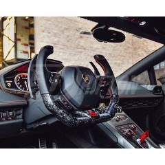 F1 Shape Custom Made Carbon Fiber Steering Wheel For Lamborghini Huracan LP610 & LP580 & EVO 2014-2025