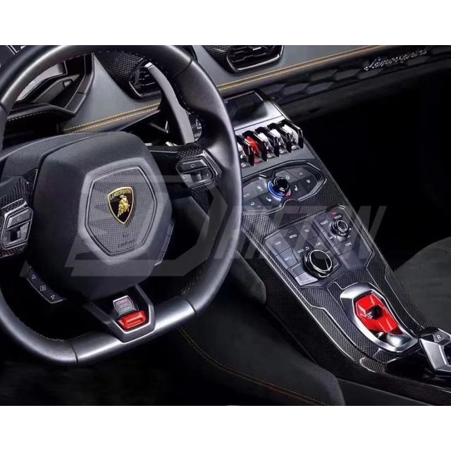 Dry Carbon Fiber Interiors Kits Center Console Panel For Lamborghini Huracan LP610 & LP580 & EVO 2014-2025