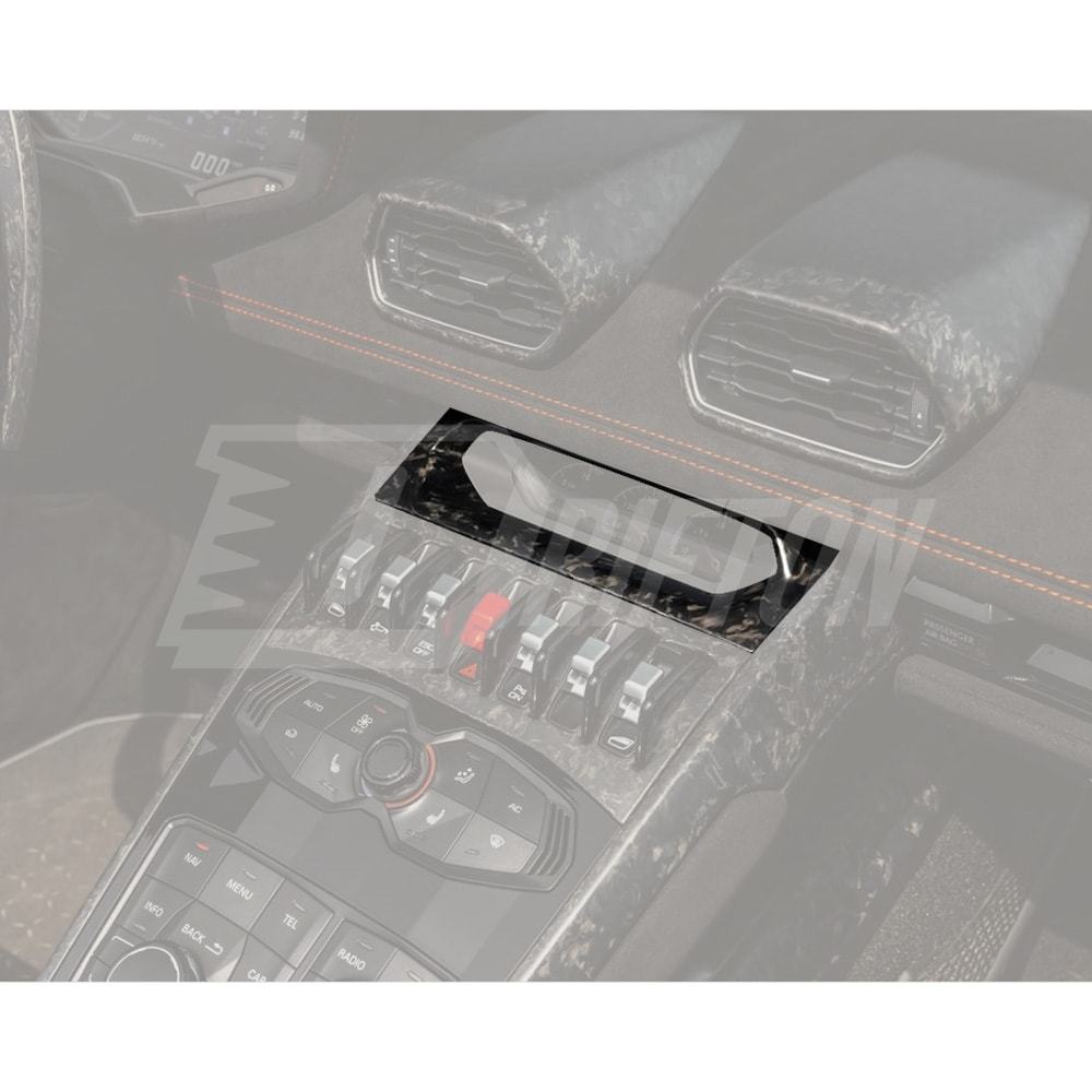 Dry Carbon Fiber Interiors Kits Center Display Racing Dashboard Trim For Lamborghini Huracan LP610 & LP580 & EVO & Tecnica 2014-2025
