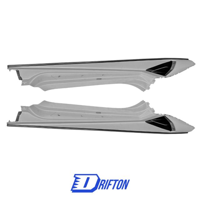 STO Style Dry Carbon Fiber Side Skirt For Lamborghini Huracan LP610 & LP580 & EVO & Tecnica 2014-2025