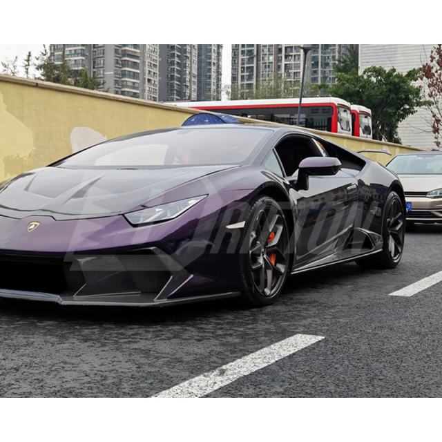 STO Style Dry Carbon Fiber Side Skirt For Lamborghini Huracan LP610 & LP580 & EVO & Tecnica 2014-2025