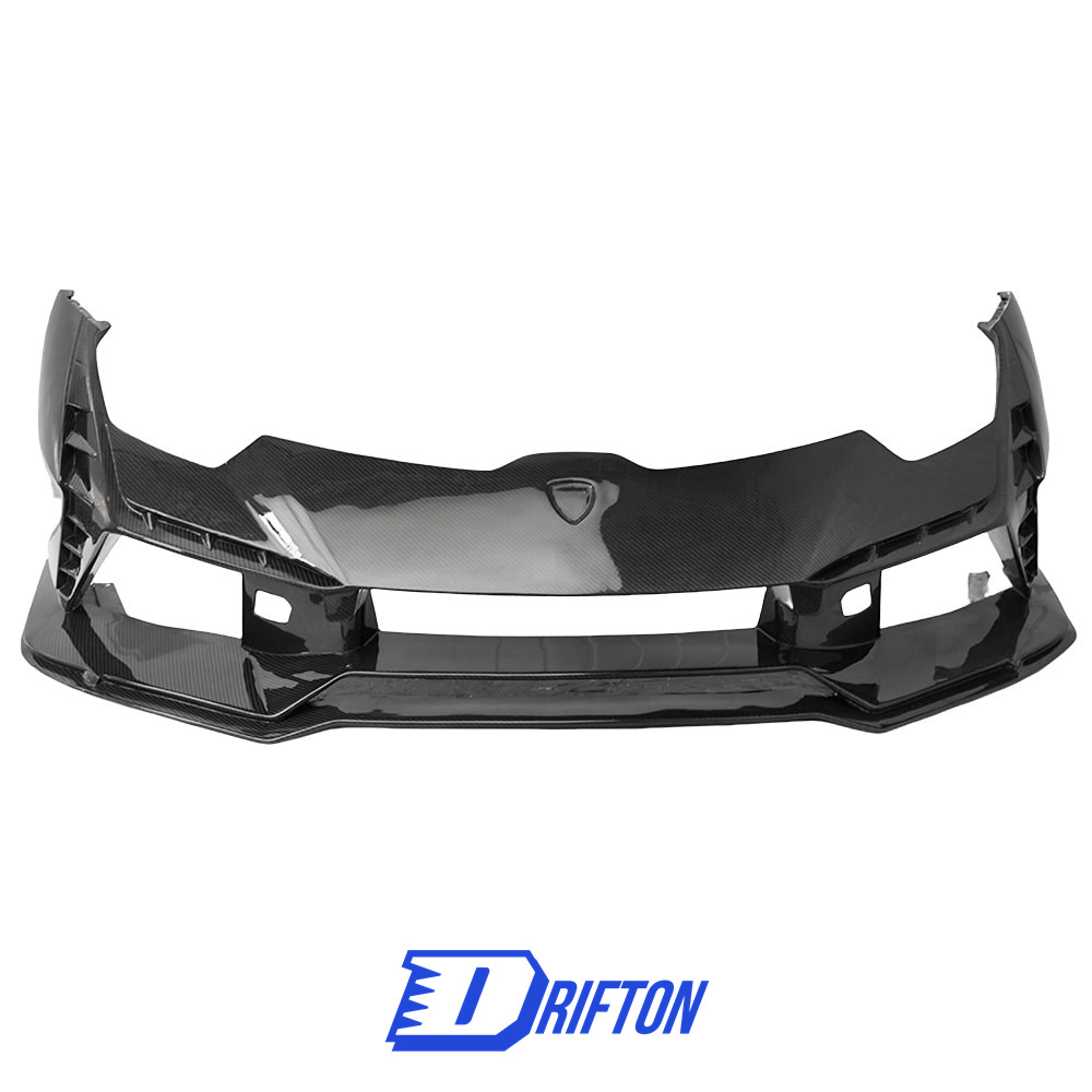 Tecnica Style Dry Carbon Fiber Front Bumper For Lamborghini Huracan LP610 & LP580 & EVO & Tecnica 2014-2025