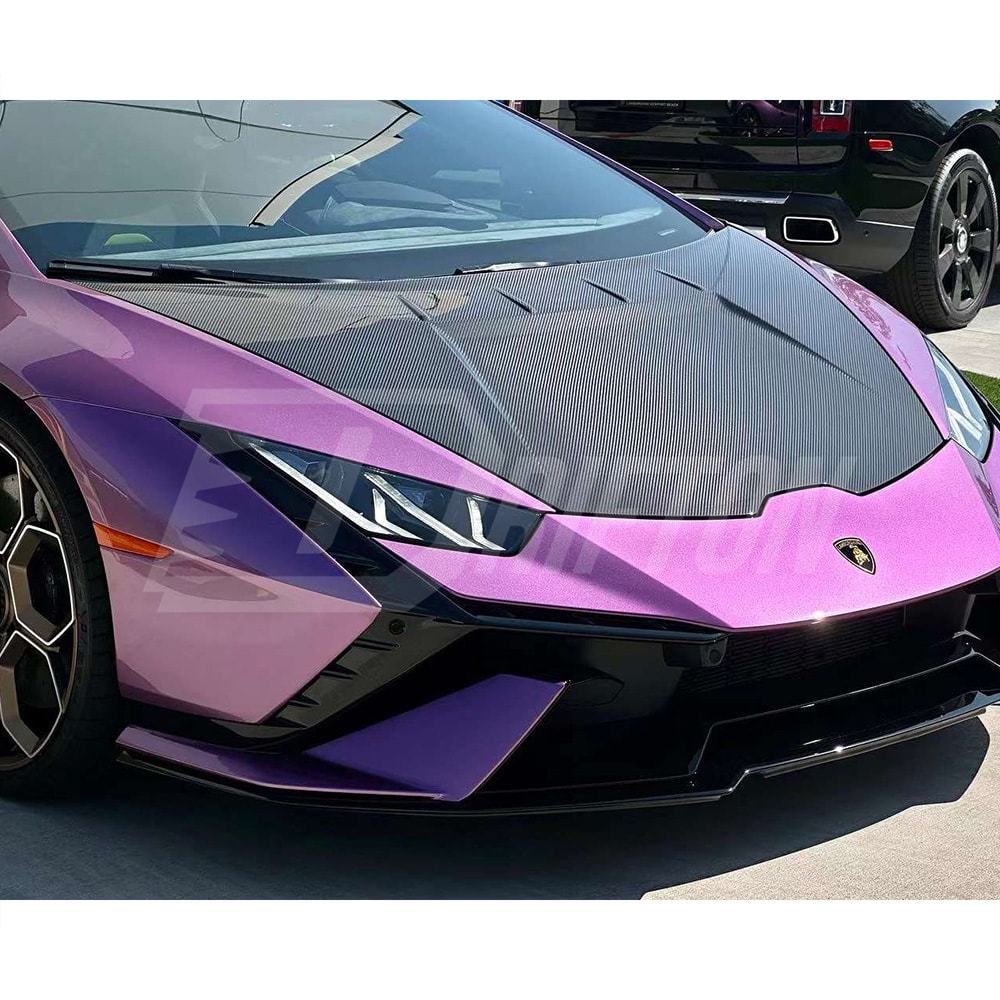 Tecnica Style Dry Carbon Fiber Front Hood For Lamborghini Huracan LP610 & LP580 & EVO & Tecnica 2014-2025