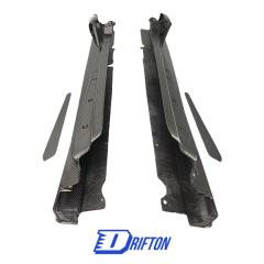 Tecnica Style Dry Carbon Fiber Side Skirt For Lamborghini Huracan LP610 & LP580 & EVO & Tecnica 2014-2025
