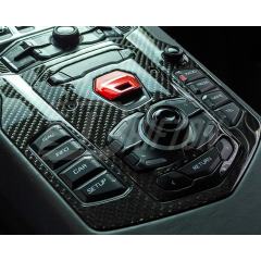Dry Carbon Fiber Center Console Panel Trim For Lamborghini Aventador LP700-4