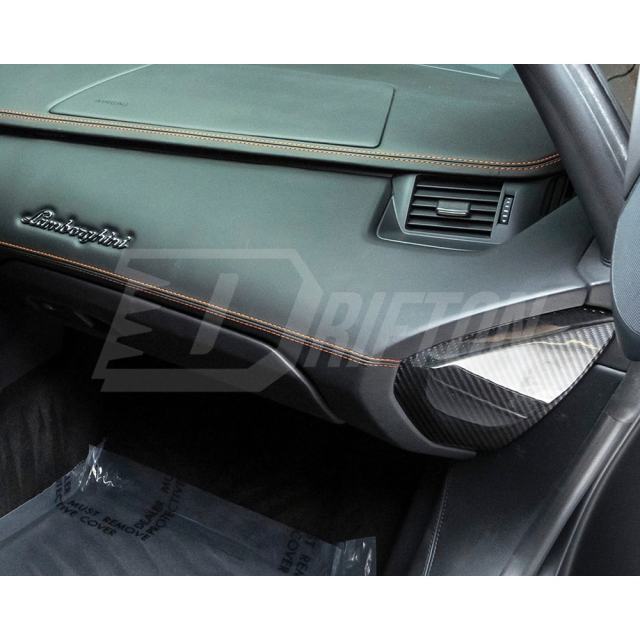 Dry Carbon Fiber Interiors Kits Dash End Caps For Lamborghini Aventador & S  LP700 LP740 2011-2021