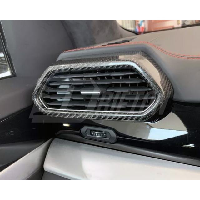 Dry Carbon Fiber Interiors Kits Air Con Vents Cover For Lamborghini URUS RHD