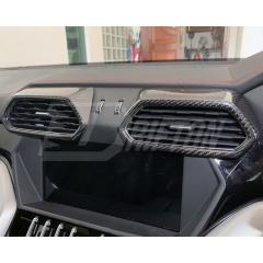 Dry Carbon Fiber Interiors Kits Air Con Vents Cover For Lamborghini URUS RHD
