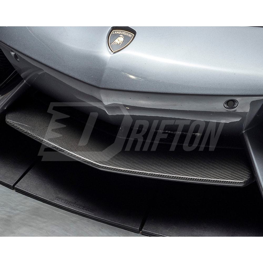 Dry Carbon Fiber Front Bumper Center Splitter For Lamborghini Aventador LP700 2011-2015