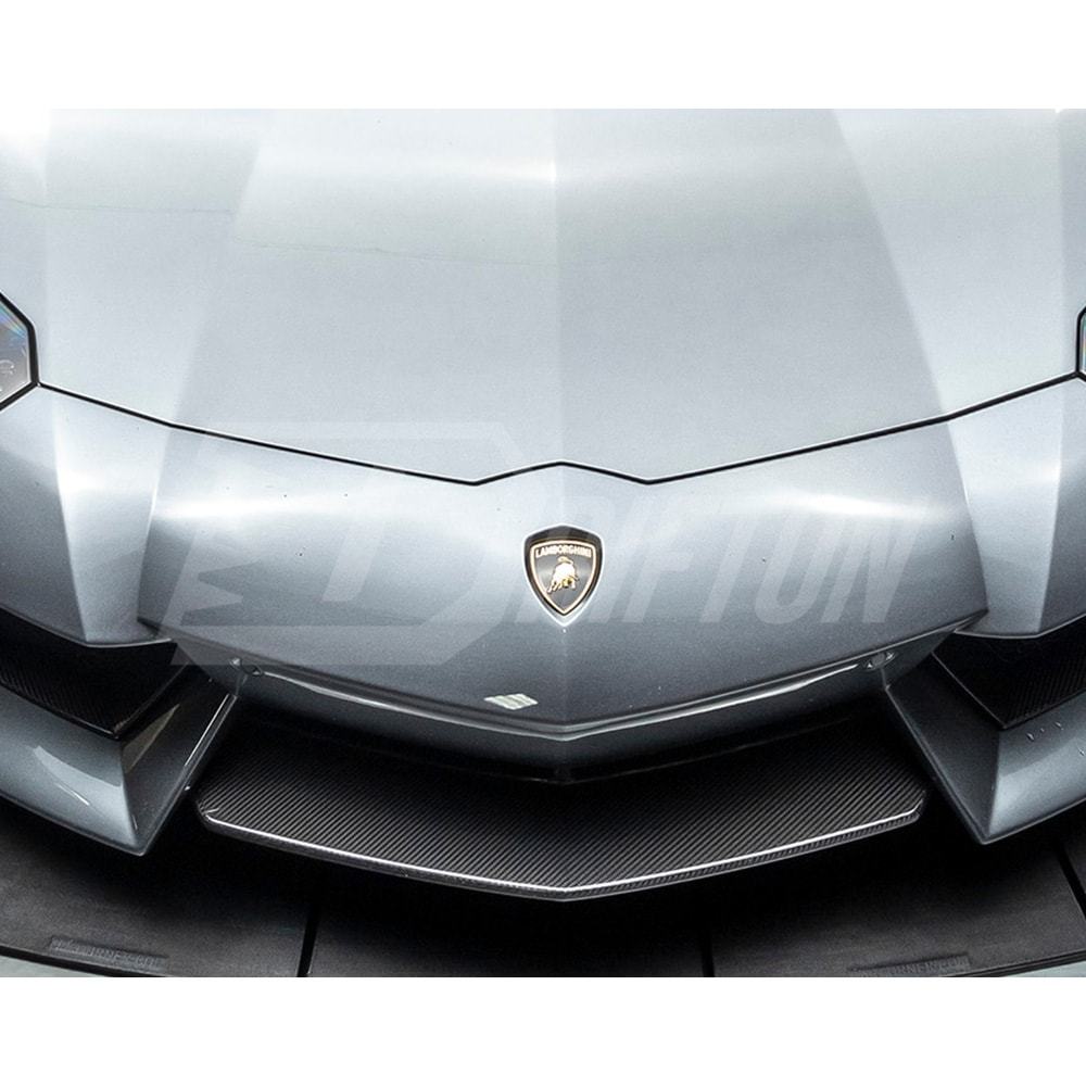 Dry Carbon Fiber Front Bumper Center Splitter For Lamborghini Aventador LP700 2011-2015