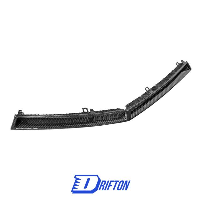 Dry Carbon Fiber Front Bumper Center Grille Trim For Lamborghini Aventador LP700 2011-2015