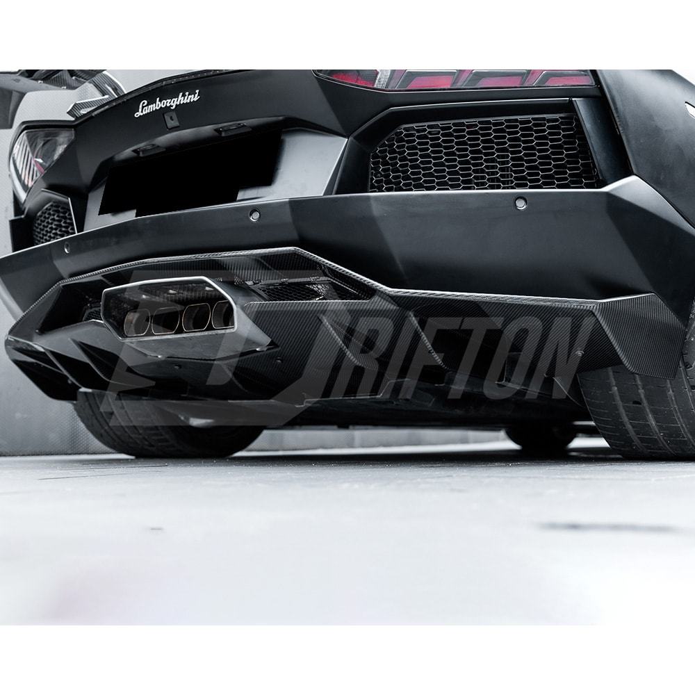 Vorsteiner Style Dry Carbon Fiber Rear Diffuser For Lamborghini Aventador LP700 2011-2015