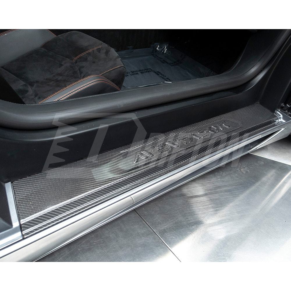 Dry Carbon Fiber Interiors Kits Door Sills Scuff Plates Panels Trim For Lamborghini Aventador & S  LP700 LP740 2011-2021