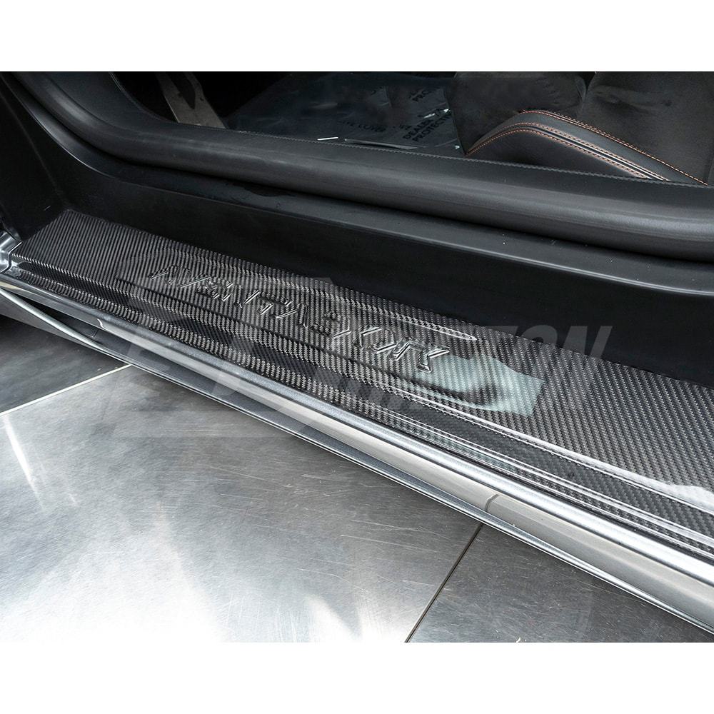 Dry Carbon Fiber Interiors Kits Door Sills Scuff Plates Panels Trim For Lamborghini Aventador & S  LP700 LP740 2011-2021