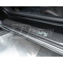 Dry Carbon Fiber Interiors Kits Door Sills Scuff Plates Panels Trim For Lamborghini Aventador & S  LP700 LP740 2011-2021