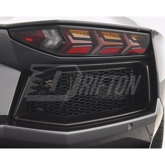 Dry Carbon Fiber Rear Bumper Grille Air Vents For Lamborghini Aventador LP700 2011-2015