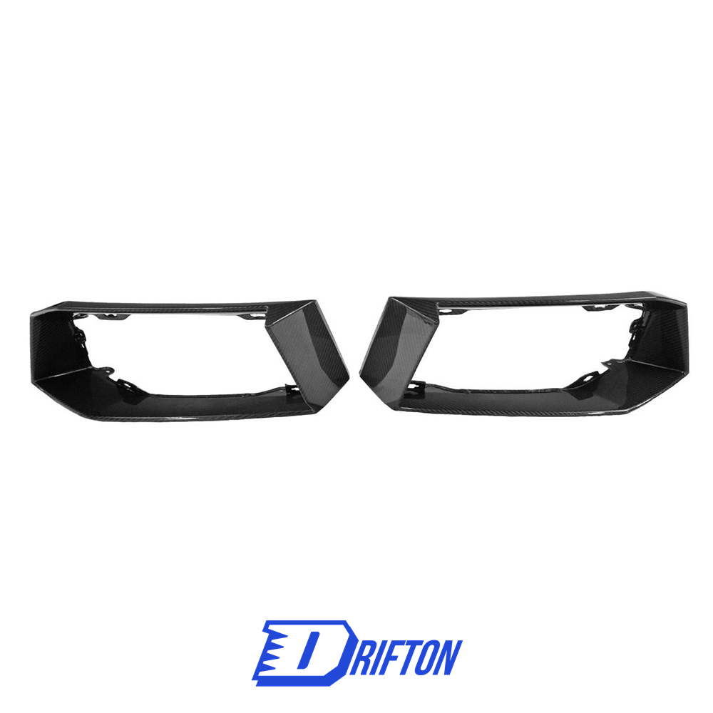 Dry Carbon Fiber Rear Bumper Grille Air Vents For Lamborghini Aventador LP700 2011-2015