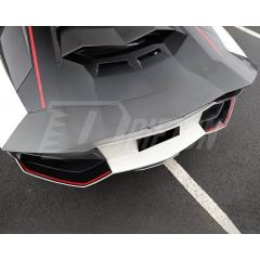 Dry Carbon Fiber Rear Spoiler Base Lid For Lamborghini Aventador & S & SV  LP700 LP740 LP750 2011-2021
