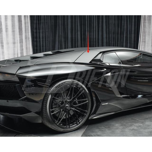 Dry Carbon Fiber Rear Side Intake Panels For Lamborghini Aventador & S  LP700 LP740 2011-2021