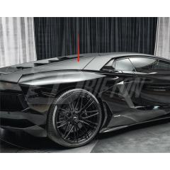 Dry Carbon Fiber Rear Side Intake Panels For Lamborghini Aventador & S  LP700 LP740 2011-2021